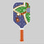 Luxury Clochette Pickleball Paddle – Designer Carbon Fiber Performance Paddle | Lightweight Spin & Control USA Approved