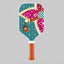 Luxury Emerald Magnolia Sorority Pickleball Paddle – Designer Carbon Fiber Performance Paddle | Lightweight Spin & Control USA Approved (Copy)