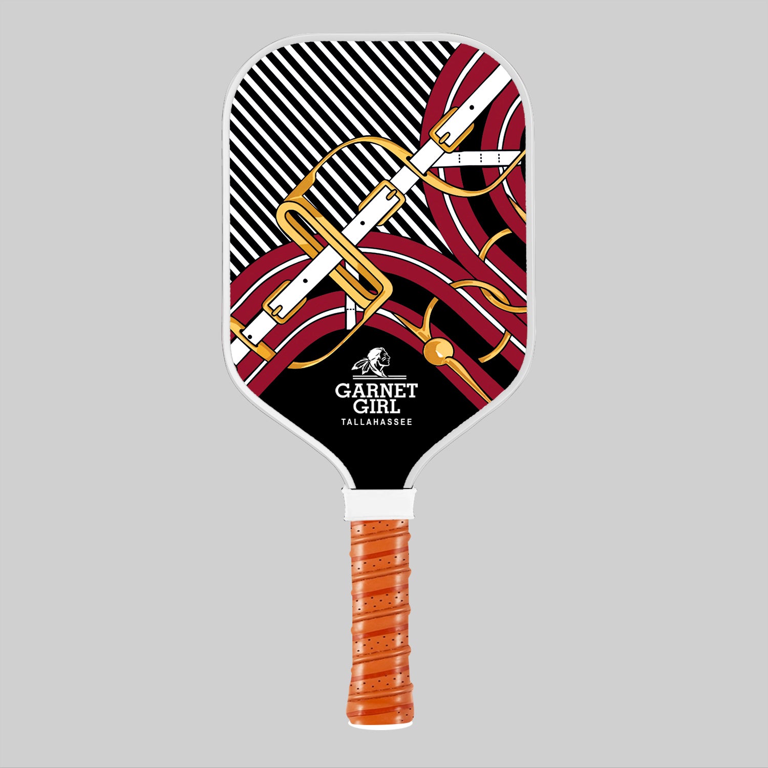 Gameday Navy & Orange Pickleball Paddle | Auburn-Inspired Carbon Fiber Lightweight Paddle Main image