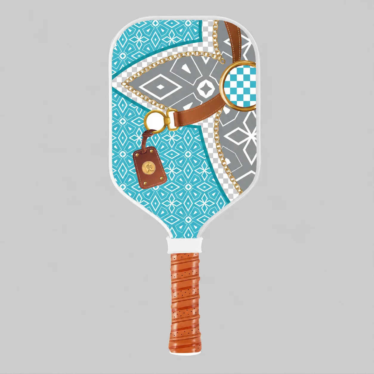Luxury Crown & Rose Sorority Pickleball Paddle – Designer Carbon Fiber Performance Paddle | Lightweight Spin & Control USA Approved Main image