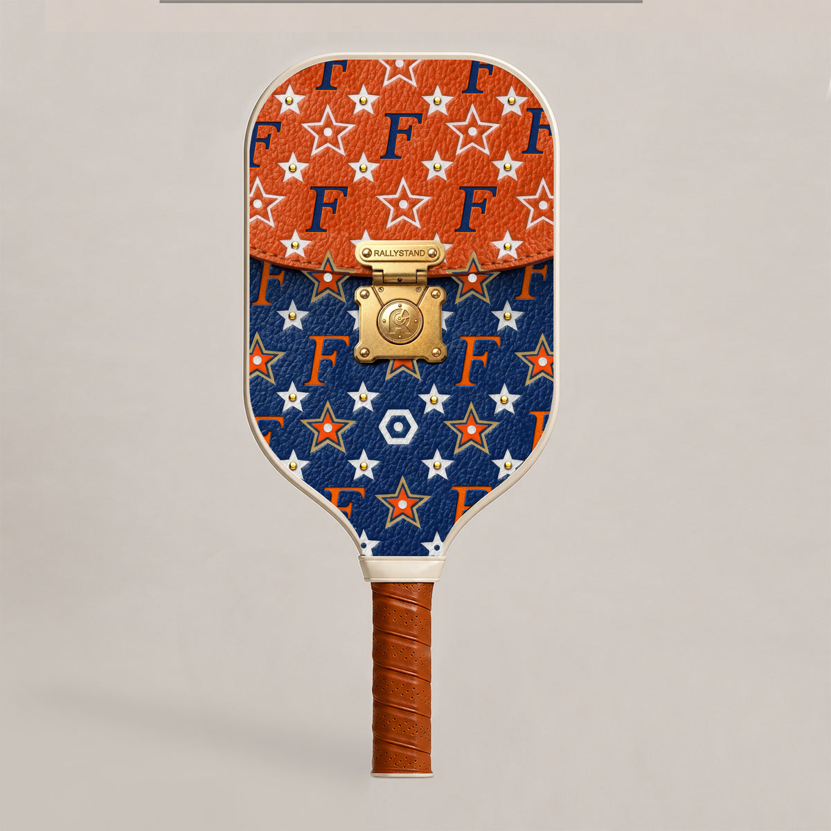 Orange and Blue Gameday Pickleball Paddle Main image