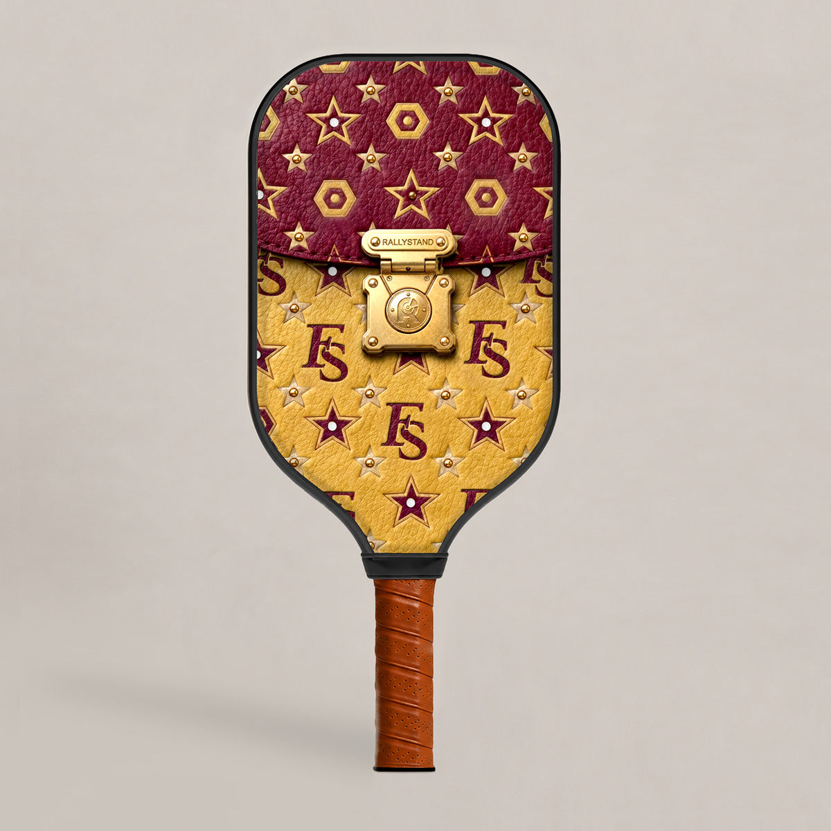 Rally Stand Campus Collection Pickleball Paddle - Garnet & Gold Main image