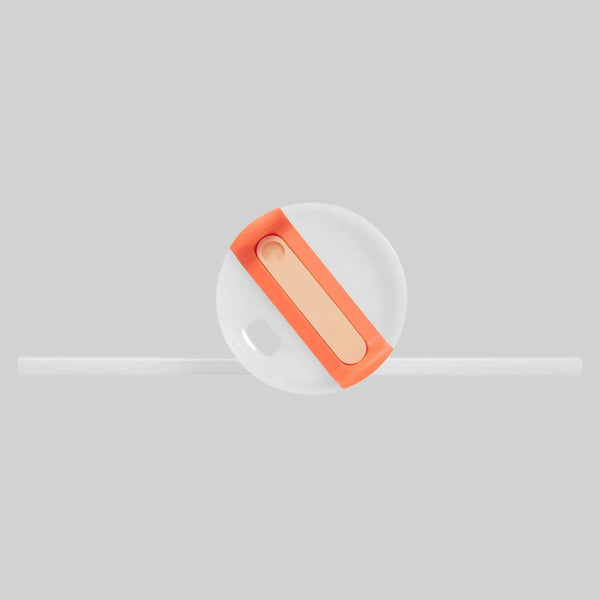 Rally Stand 40 oz Insulated Tumbler - White & Orange