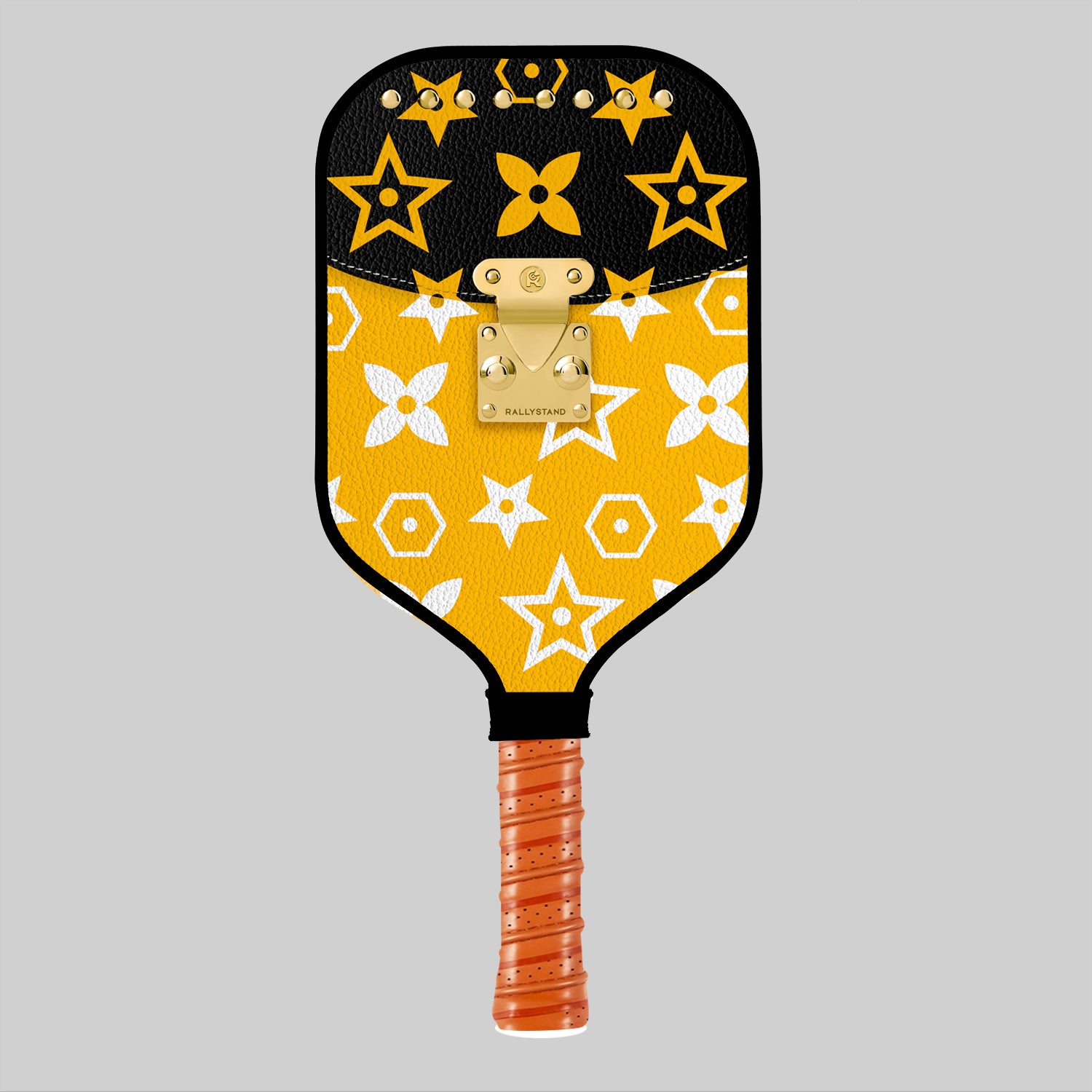 Luxury Gold & Black Design Pickleball Paddle – Designer Carbon Fiber Performance Paddle | Lightweight Spin & Control USA Approved Main image