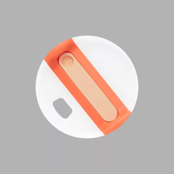 Rally Stand 40 oz Insulated Tumbler - White & Orange
