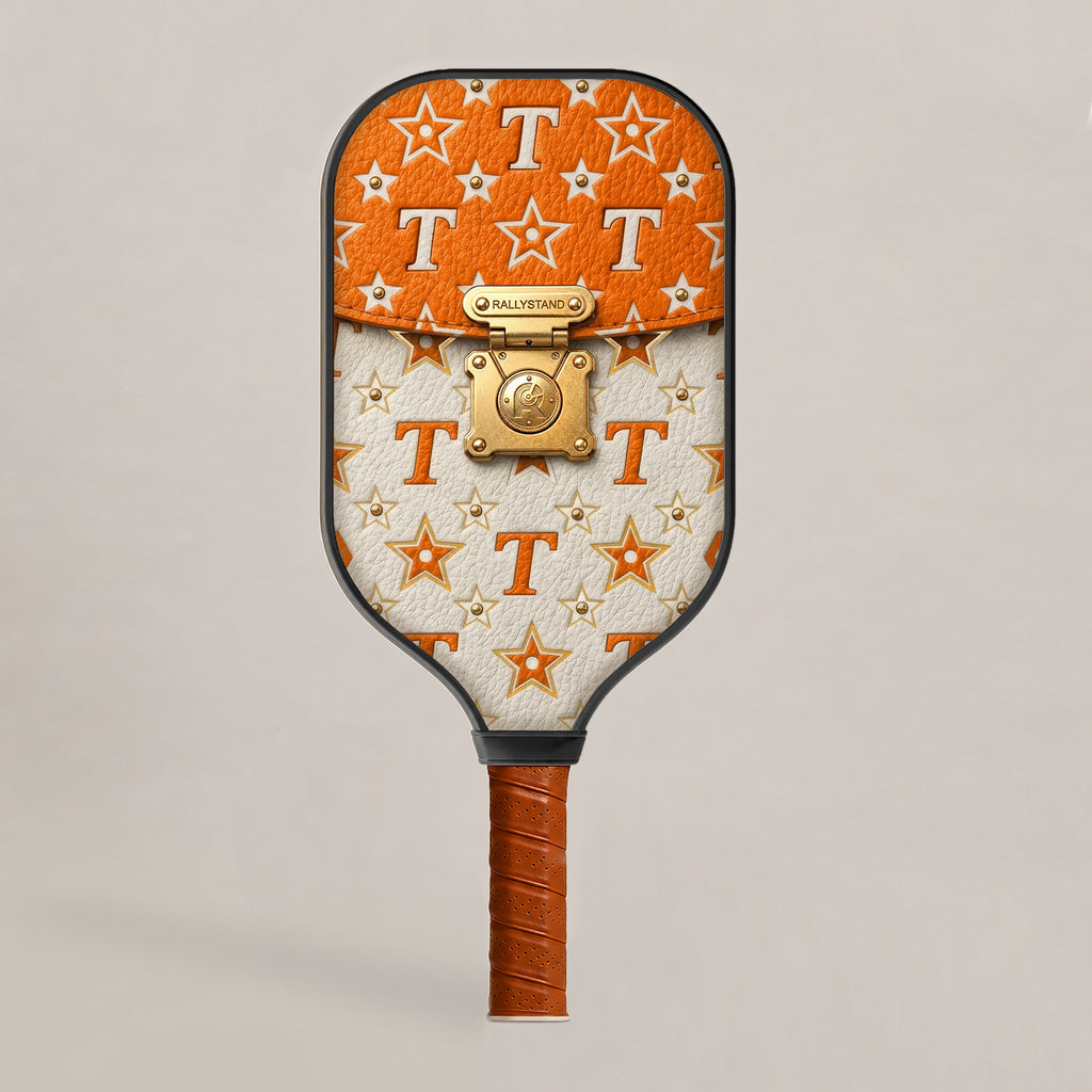 Rally Stand Gameday Performance Pickleball Paddle – Orange and White Split