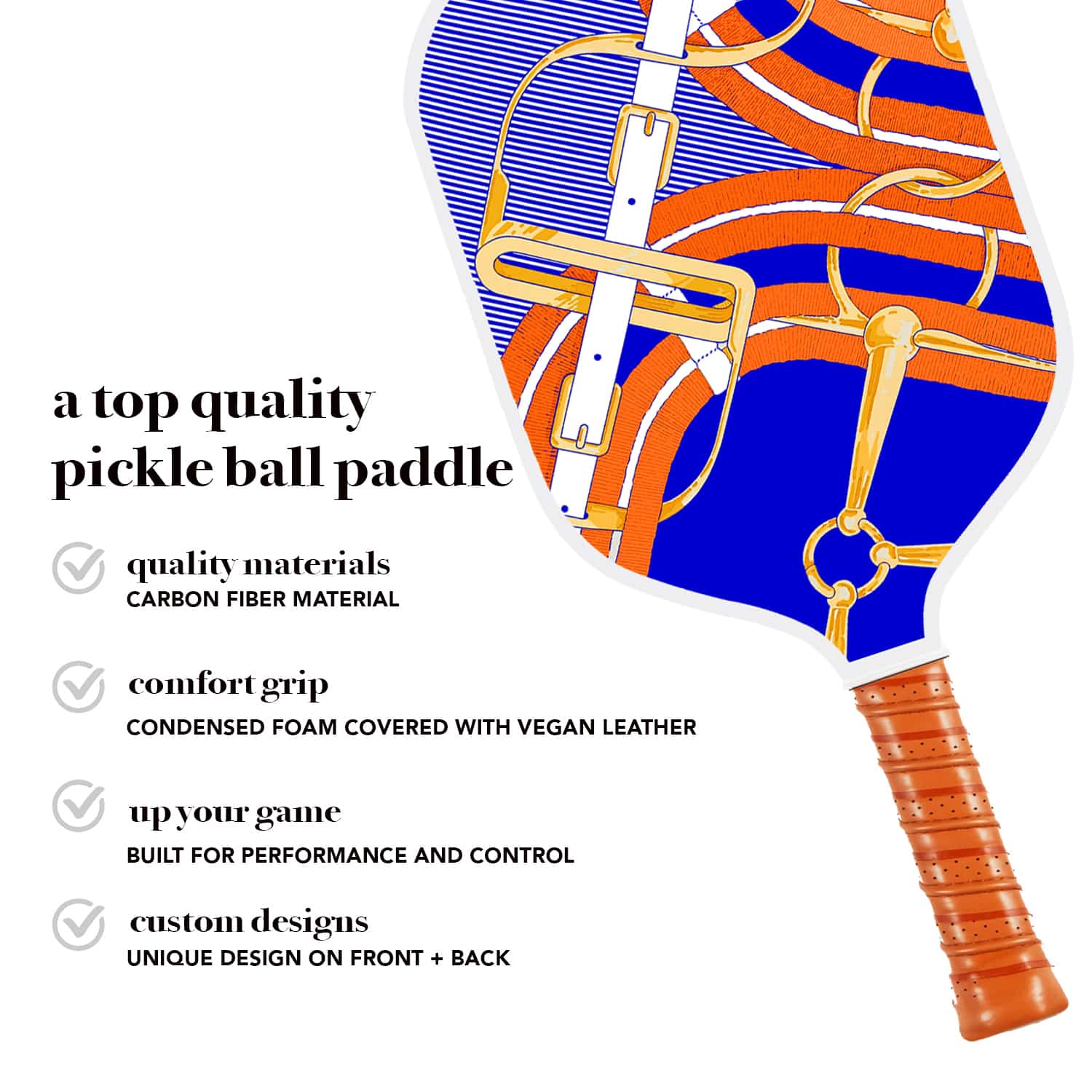 Premium Collegiate-Style Pickleball Paddle | USA Pickleball Certified | Lightweight Carbon Fiber Racket 6 Premium Collegiate-Style Pickleball Paddle | USA Pickleball Certified | Lightweight Carbon Fiber Racket - Image 6
